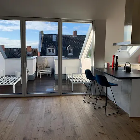 Penthouse Loft Style Rooftop Terrace Ecb View Frankfurt am Main